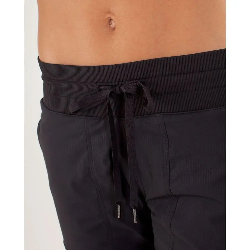 Lululemon Studio Pants II Lined Mid-Rise Black Size 4